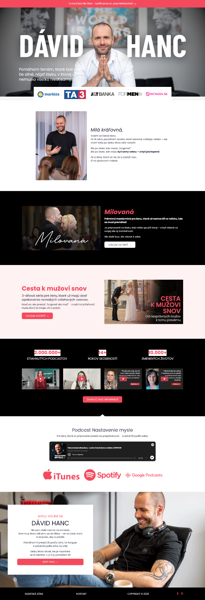Accounting website design preview