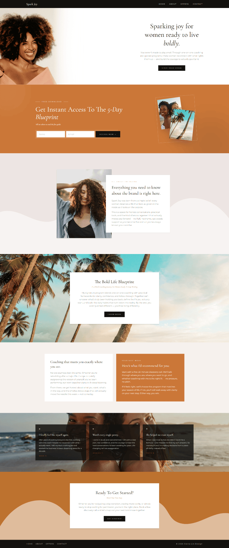 Financial Advisor website design — Lead capture Financial Advisor custom website design by Three Day Launch — Lead capture