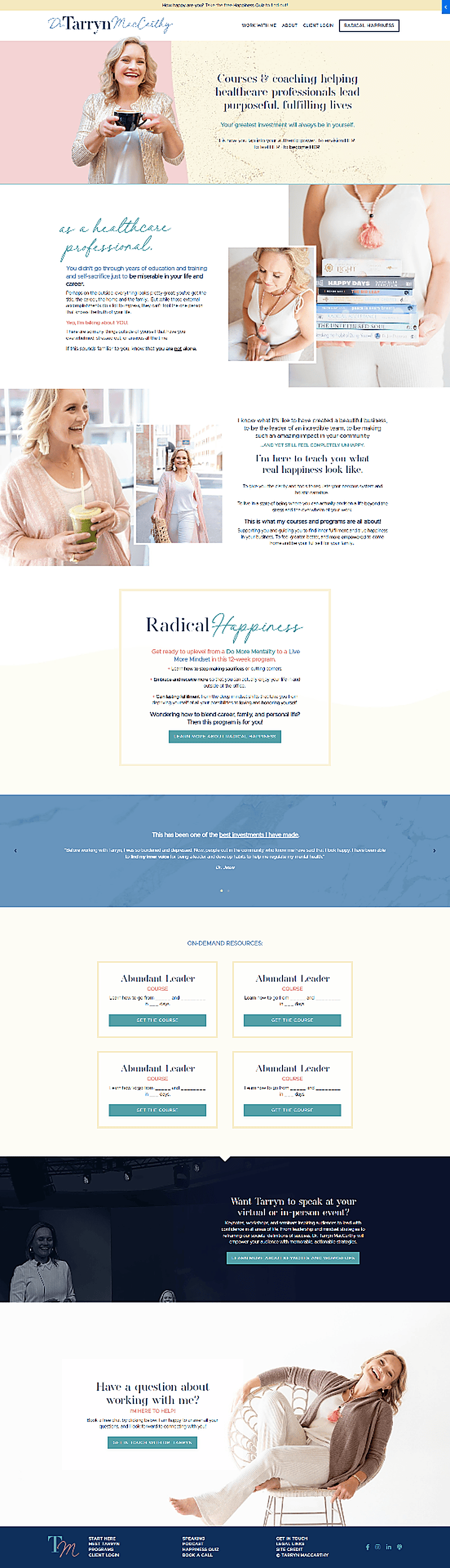Hair Salon website design — Booking-driven Hair Salon custom website design by Three Day Launch — Booking-driven