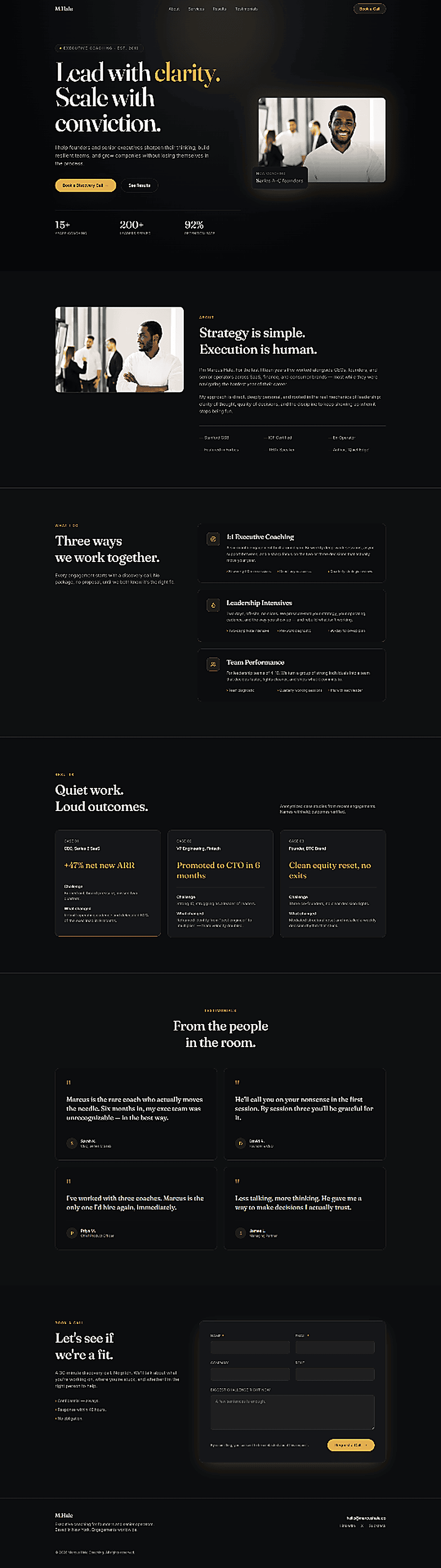 Physical Therapist website design — Lead capture Physical Therapist custom website design by Three Day Launch — Lead capture