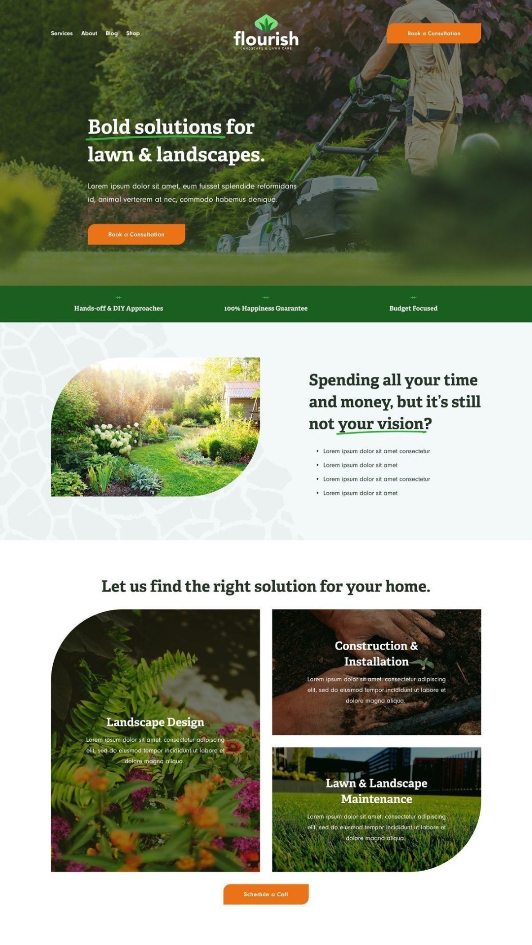 Financial Advisor website design preview