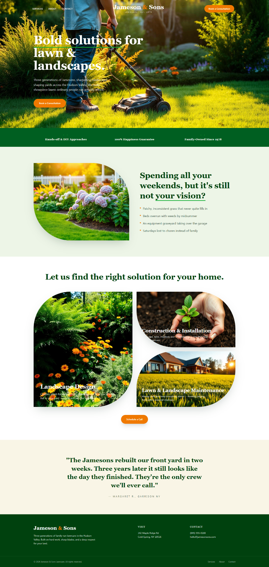 Keynote Speaker website design preview