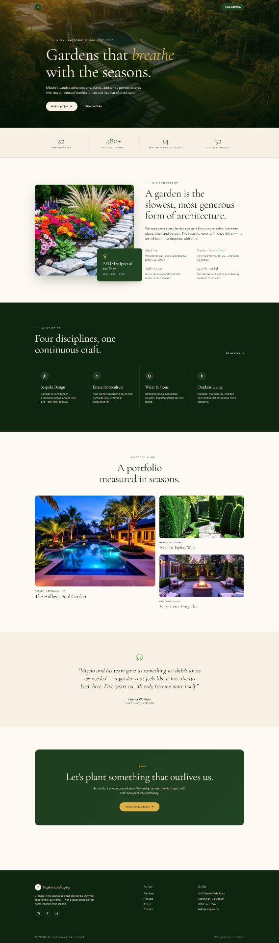 Speaking + Author website design preview