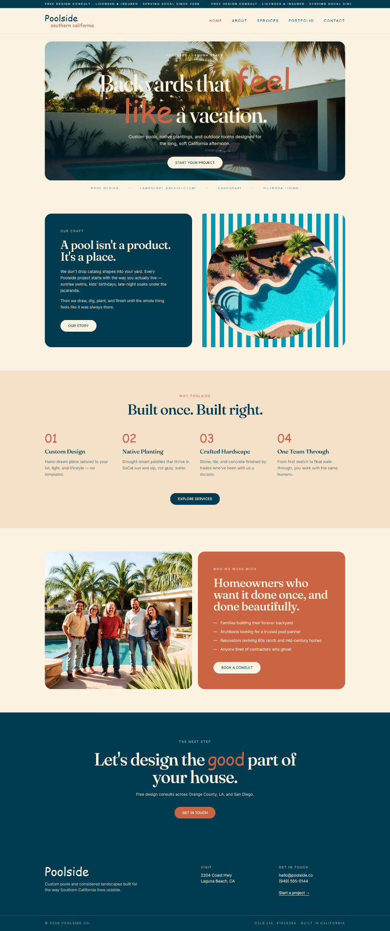 Physical Therapist website design preview