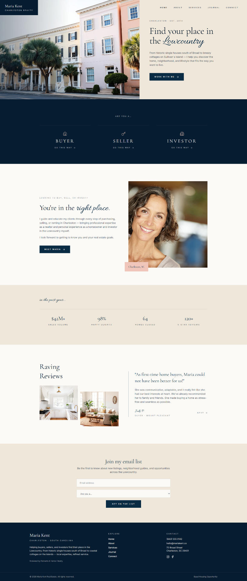Interior Design website design preview