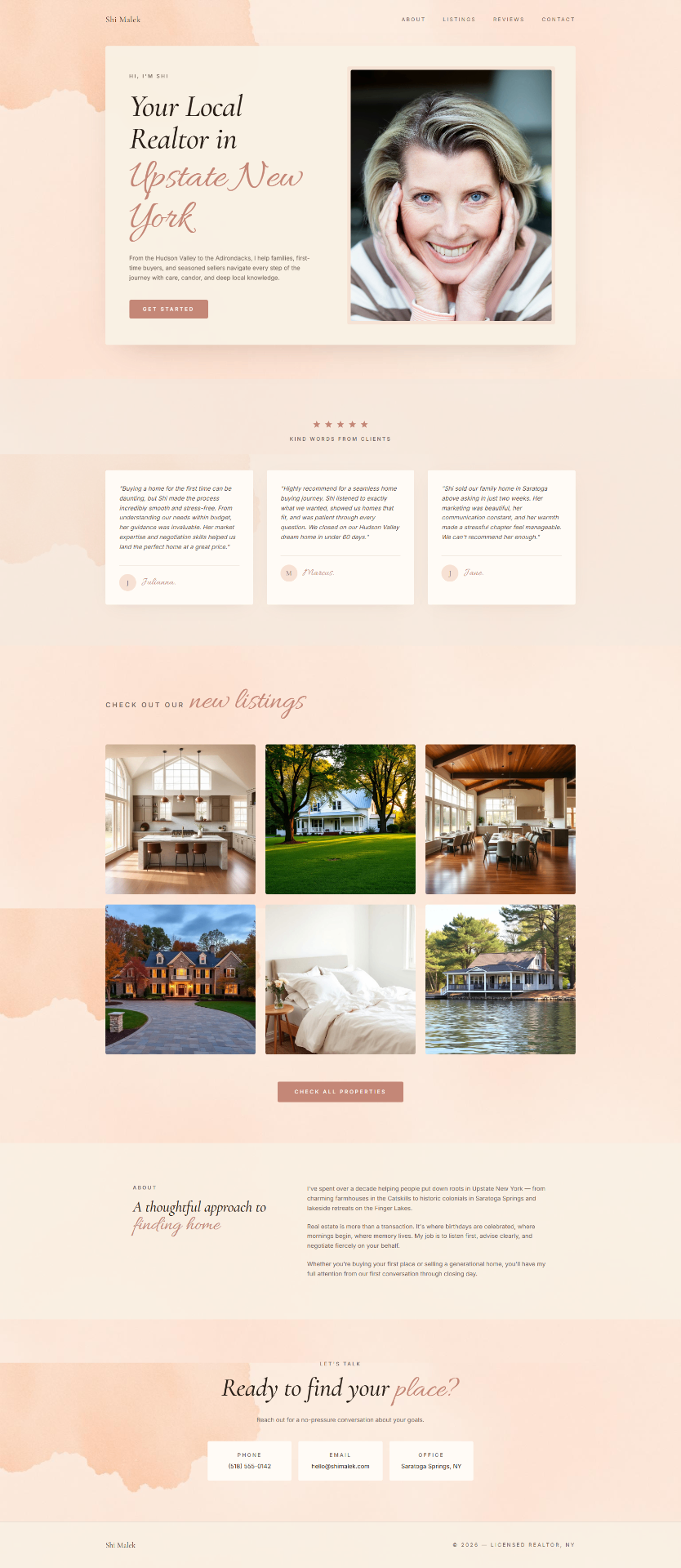 Real Estate Investing website design preview